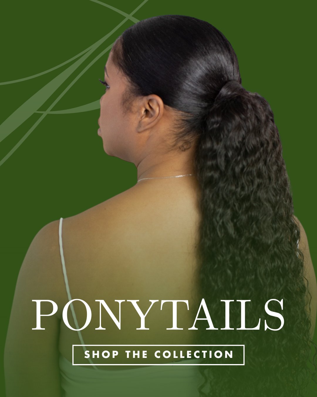 Raw Drawstring Ponytails