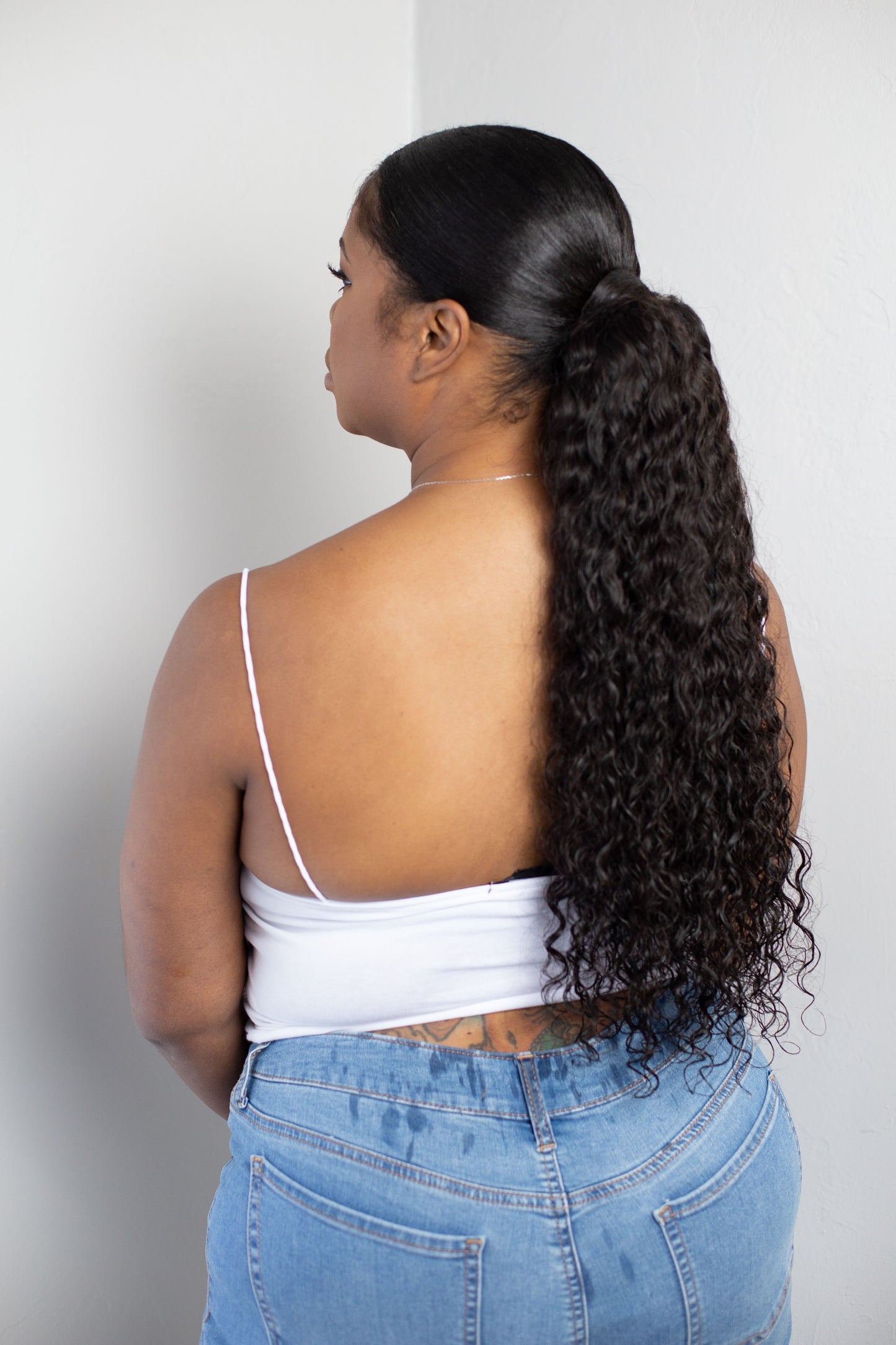 Drawstring Ponytail: Raw Goddess Curly