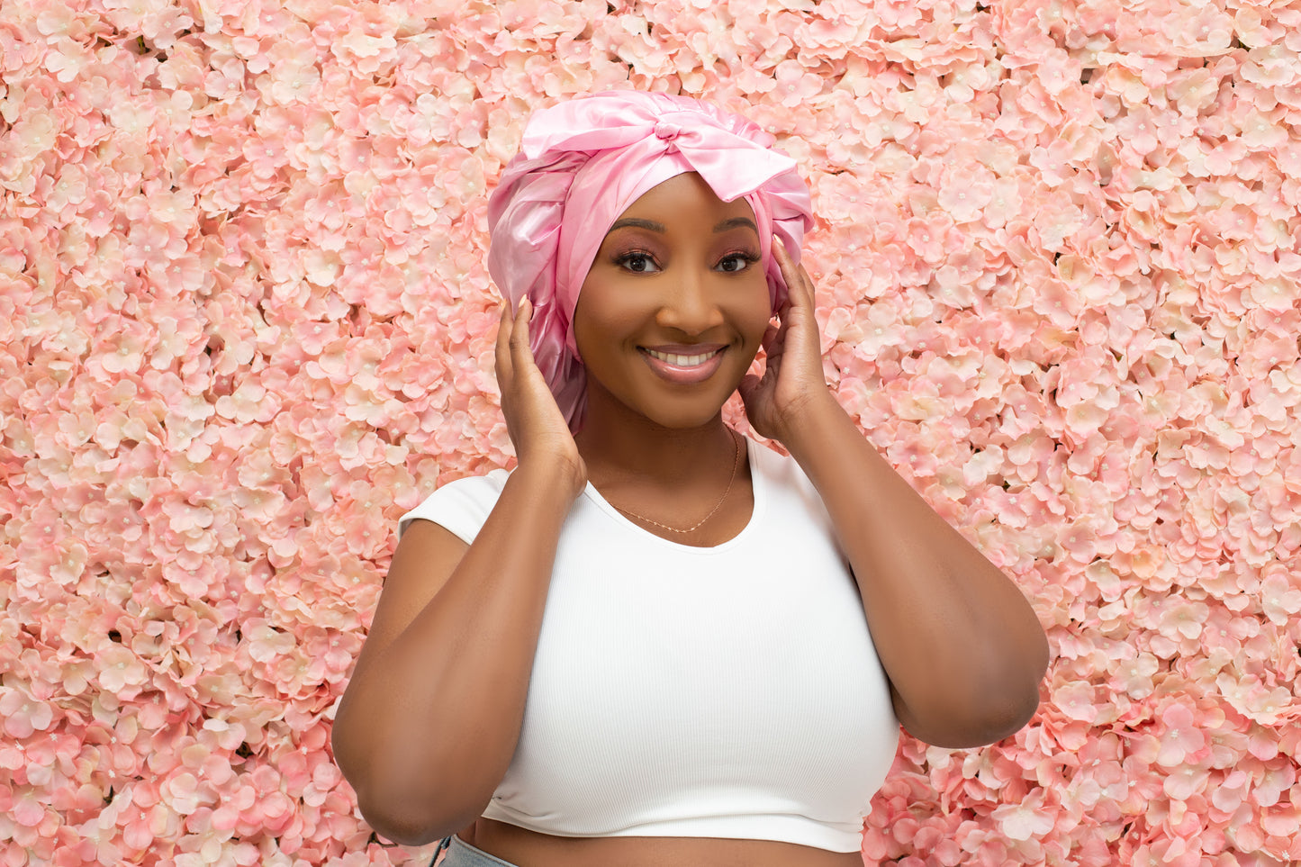 Silky Double Sided Tie Bonnet
